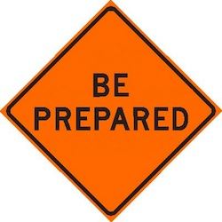 Be Prepared 