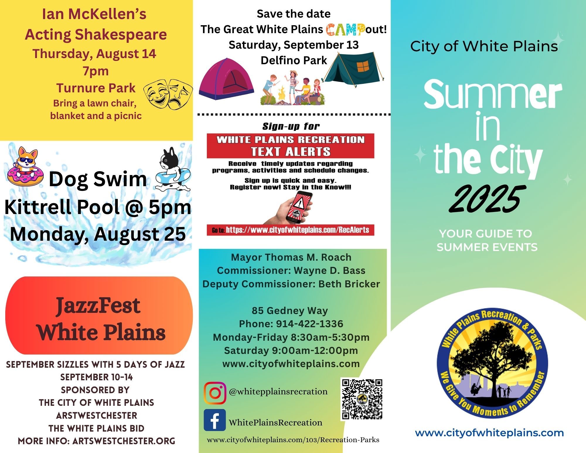 Summer in the City tri fold 2025