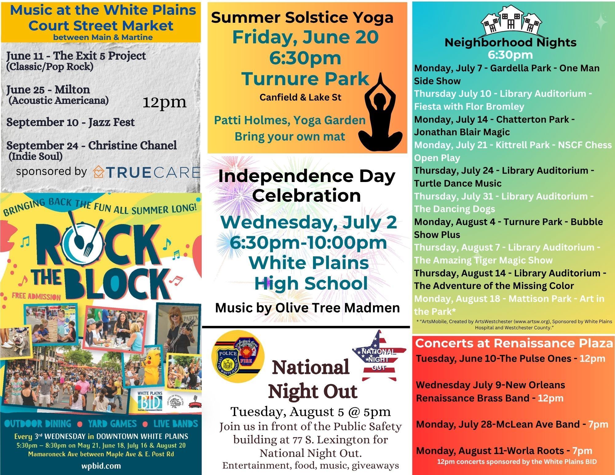 Summer in the city 2025 tri fold page 2