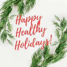 happy healthy holiday holly and berry